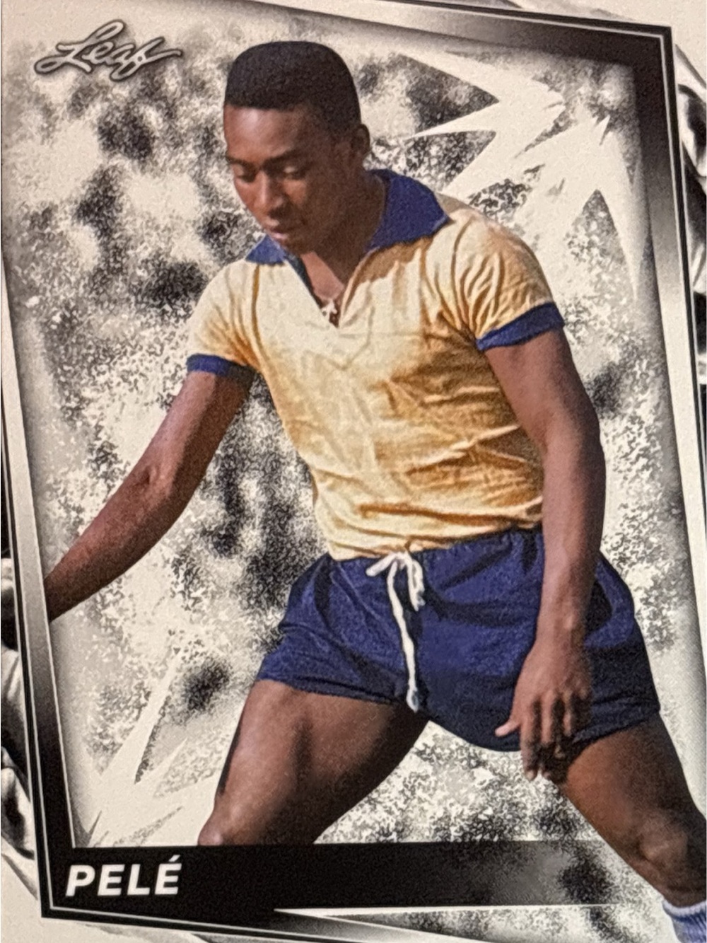 Leaf Pele Soccer Trading Card